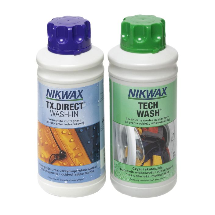Nikwax Tech Wash + TX-Direct clothing waterproofing kit 2x1l 137 2