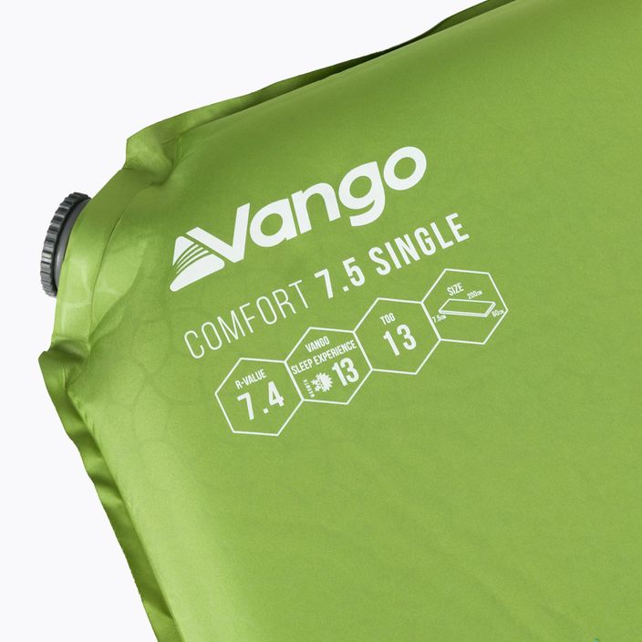 Vango Comfort Single 7.5 cm green self-inflating mat SMQCOMFORH09A12 3