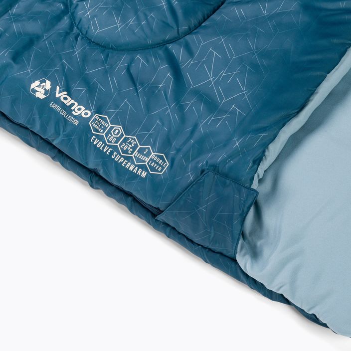 Vango Evolve Superwarm Double sleeping bag blue SBREVOLVEM23S68 4