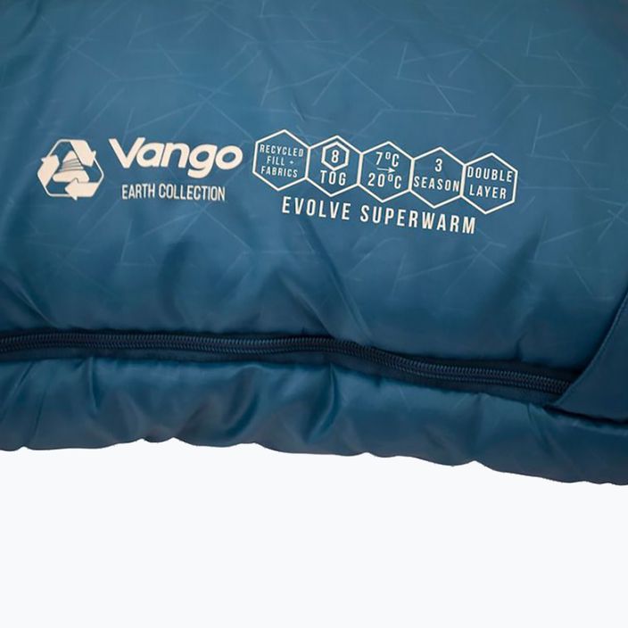 Vango Evolve Superwarm Double sleeping bag blue SBREVOLVEM23S68 9