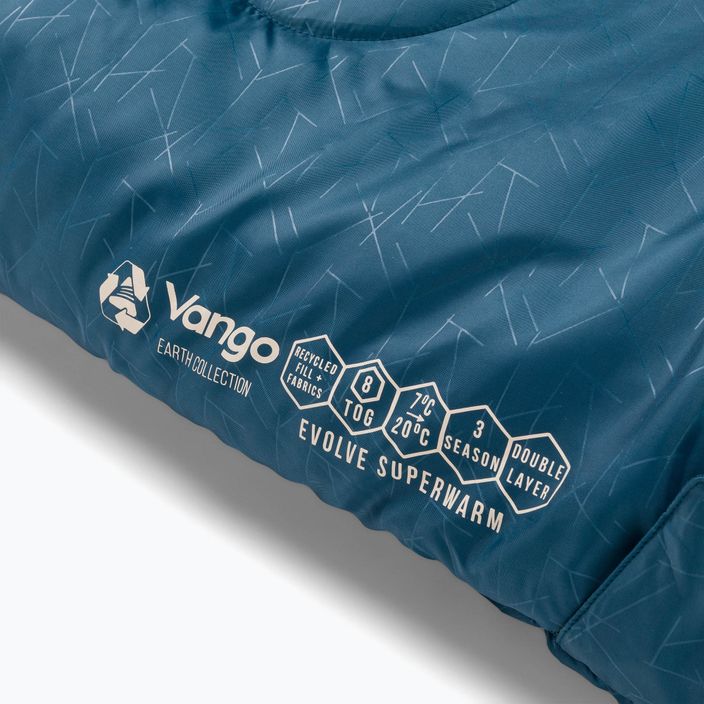 Vango Evolve Superwarm Single sleeping bag blue SBREVOLVEM23TJ8 5