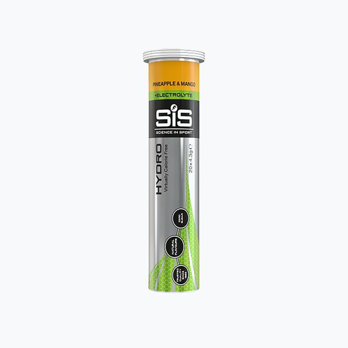 Science in Sport GO HYDRO rehydration tablets 20 pineapple-mango tablets SIS130919 3