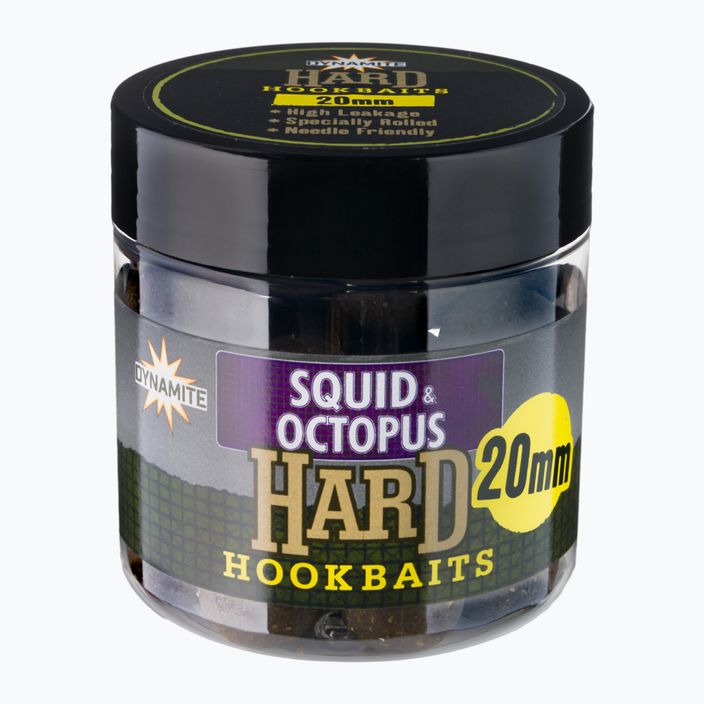 Dynamite Baits Squid & Octopus Hard Hookbaits 20mm brown carp hook balls ADY041581