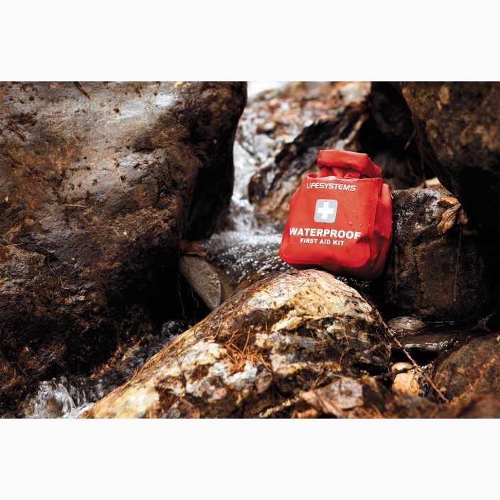 Lifesystems Waterproof Travel First Aid Kit red 4