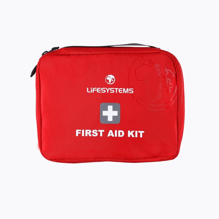 Empty Lifesystems First Aid Case travel first aid kit red LM2350