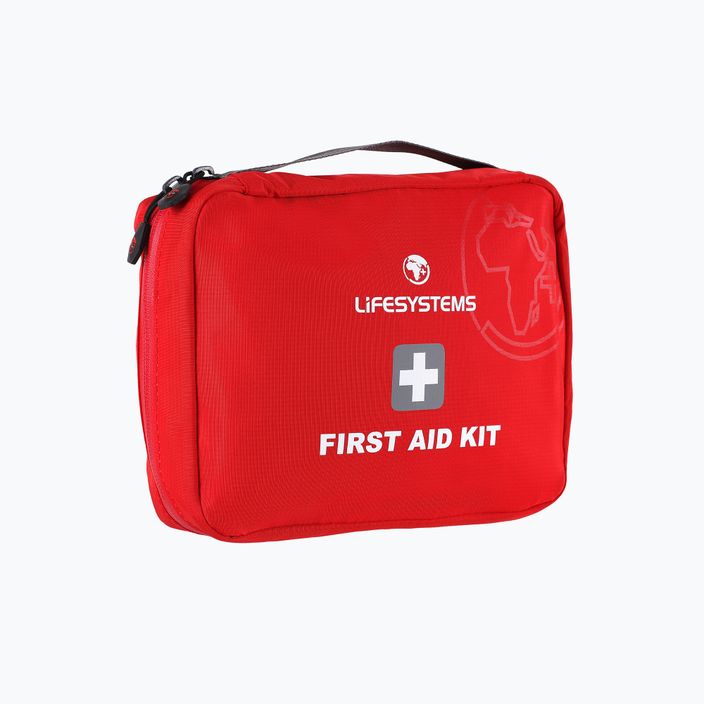 Empty Lifesystems First Aid Case travel first aid kit red LM2350 2