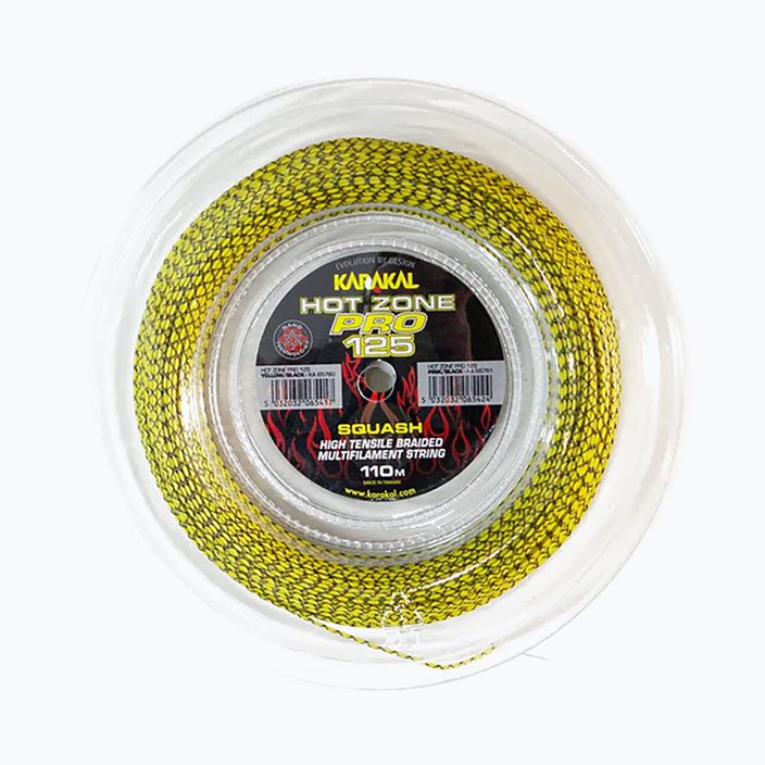 Squash string Karakal Hot Zone Pro 125 11 m yellow/black 3