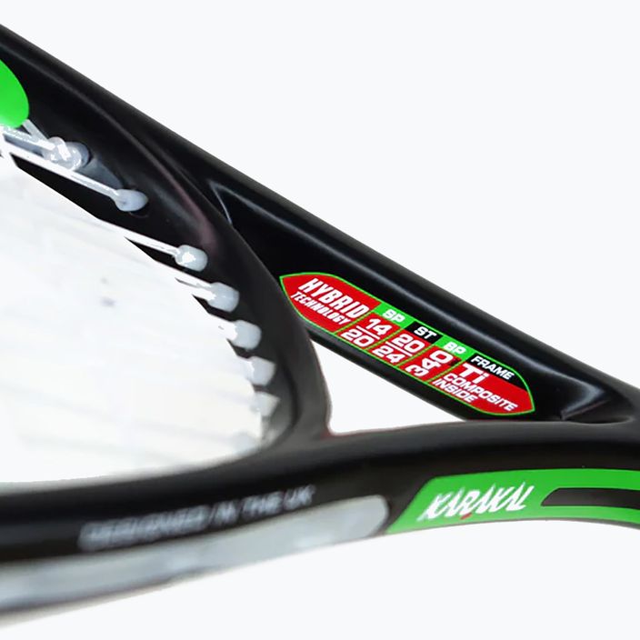 Squash racket Karakal Pro Hybrid black/green 6