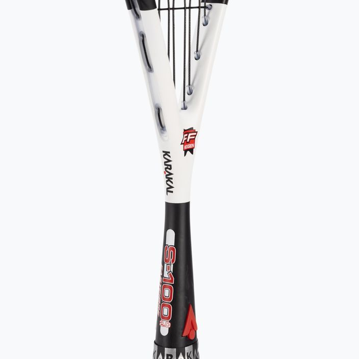 Squash racket Karakal S-100 FF 2.0 black and white KS22004 4