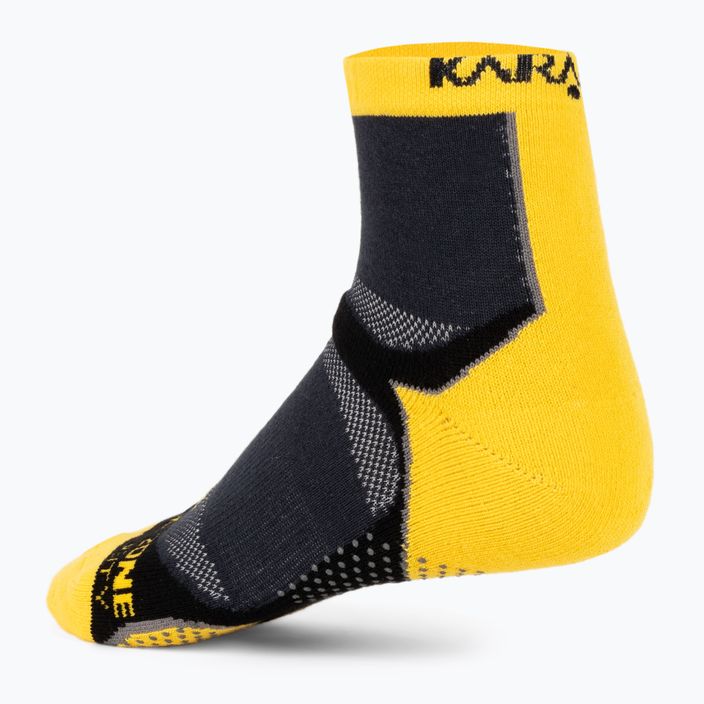 Karakal X4 Ankle tennis socks black/yellow KC530 3