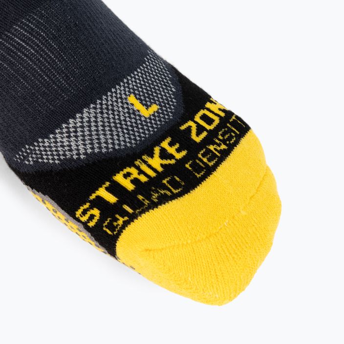 Karakal X4 Ankle tennis socks black/yellow KC530 4