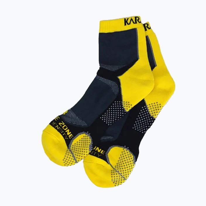 Karakal X4 Ankle tennis socks black/yellow KC530 6