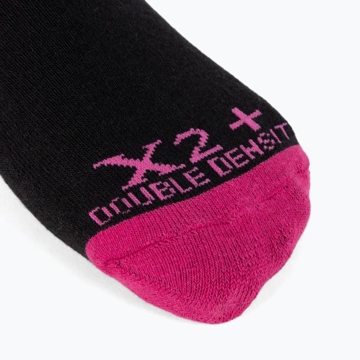 Women's tennis socks Karakal X2+ Trainer black/pink KC538 3