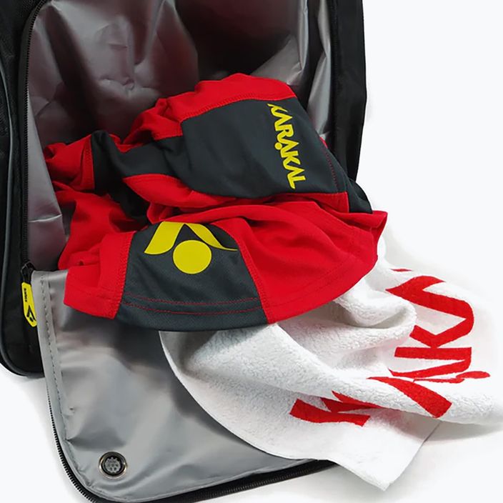 Karakal Pro Tour 2.0 squash backpack 30 l black/yellow 6