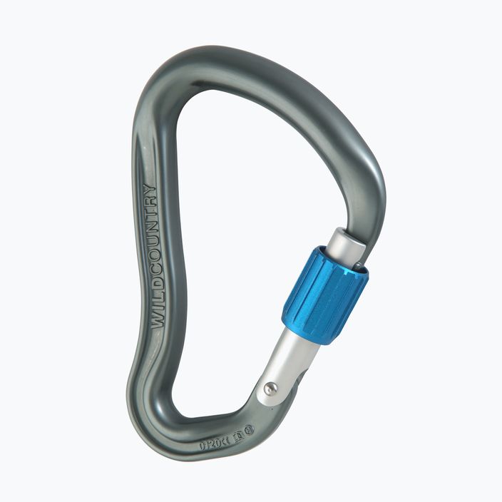 Wild Country Ascent HMS carabiner grey 40-ASCENT