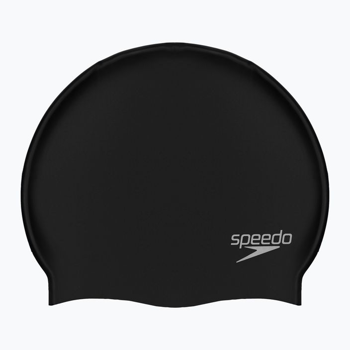 Speedo Plain Flat Silicone swimming cap black 8-709910001