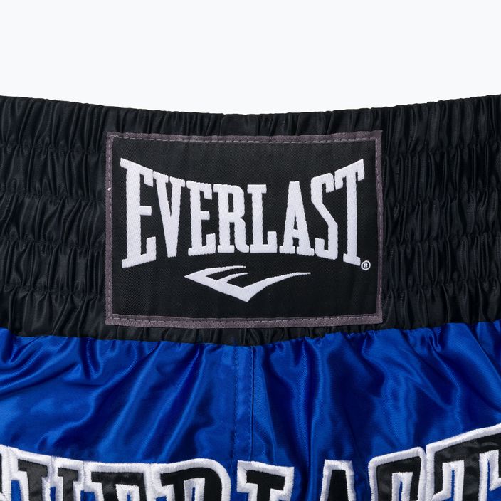 Men's Everlast Muay Thai training shorts blue/black EMT6 3