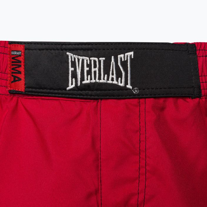 Men's Everlast MMA training shorts red 4