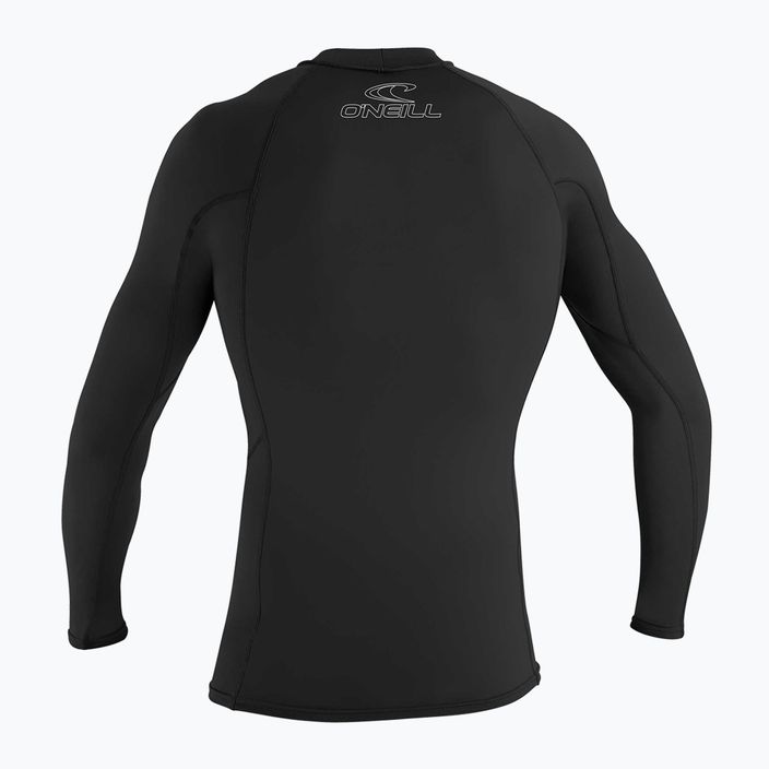 Men's O'Neill Basic Skins Rash Guard swim shirt black 3342 2