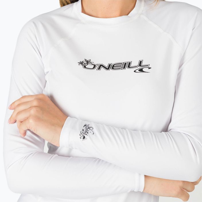 O'Neill Basic Skins women's swim shirt white 3549 4