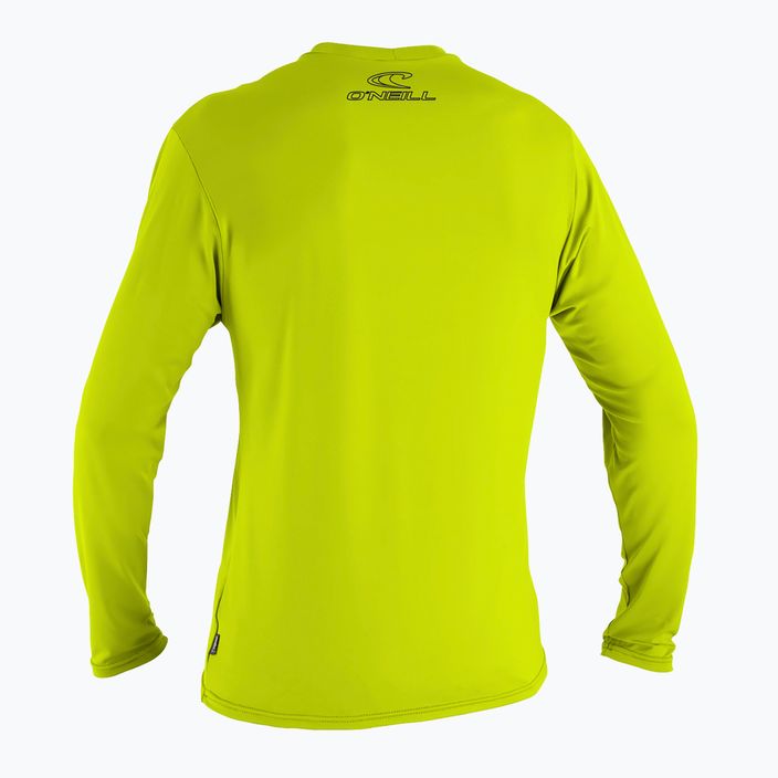 Men's O'Neill Basic Skins lime green swim shirt 4339 2