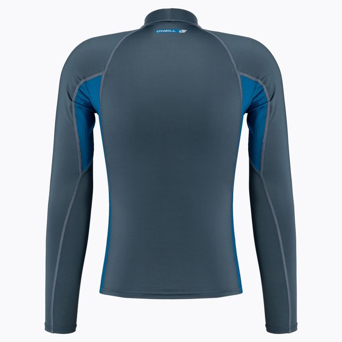 Men's O'Neill Premium Skins swim shirt navy blue 4170B 2
