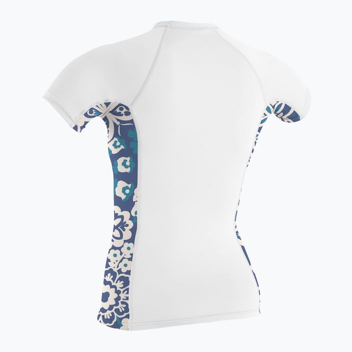 Women's swim shirt O'Neill Side Print Rash Guard white 5405S 2