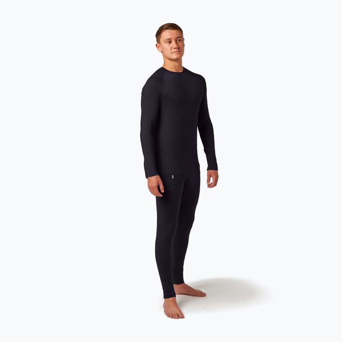 Men's Surfanic Bodyfit Crewneck thermal longsleeve black 2