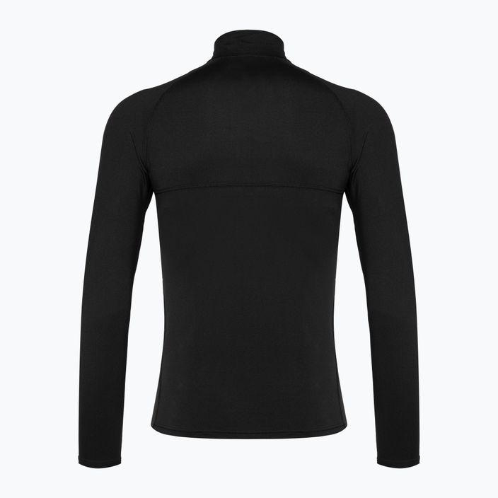 Men's thermoactive sweatshirt Surfanic Bodyfit Zip Neck black 5