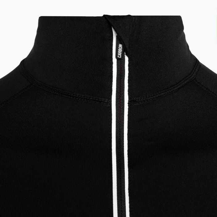 Men's Surfanic Bodyfit Zip Neck thermal sweatshirt black 6