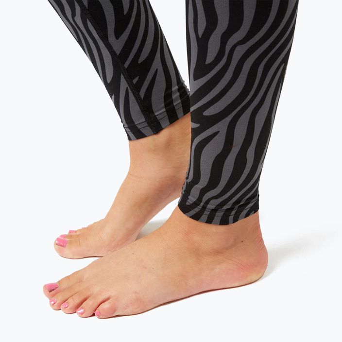 Women's thermoactive trousers Surfanic Cozy Limited Edition Long John black zebra 4
