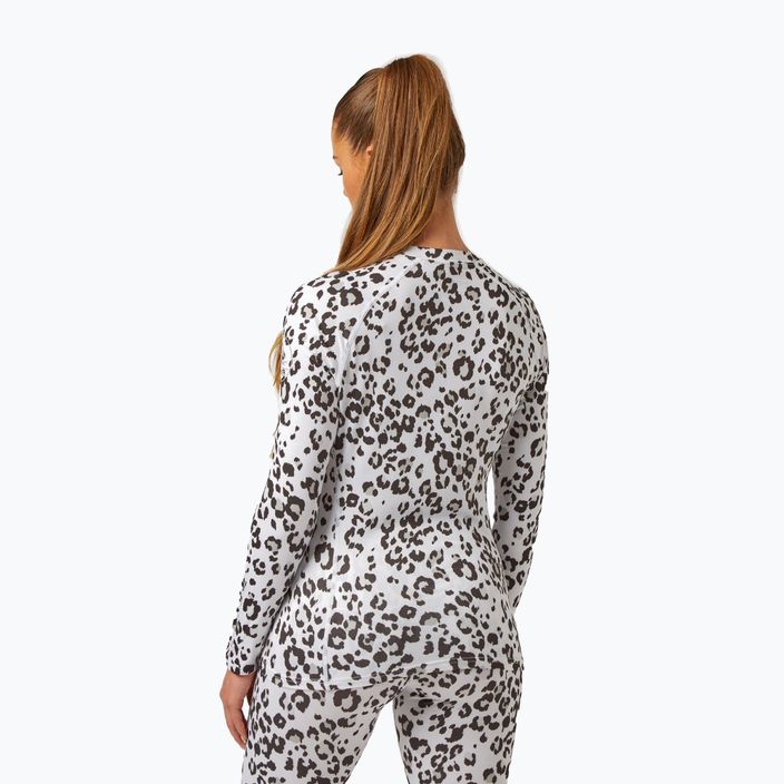 Women's Surfanic Cozy Limited Edition Crew Neck thermoactive Longsleeve snow leopard 3