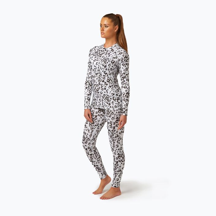 Women's Surfanic Cozy Limited Edition Crew Neck thermoactive Longsleeve snow leopard 2