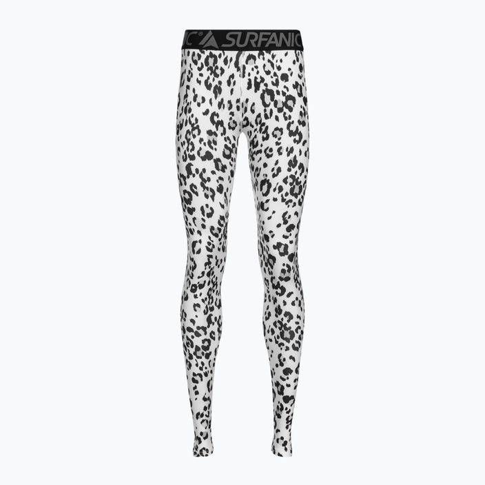 Women's thermoactive trousers Surfanic Cozy Limited Edition Long John snow leopard 3