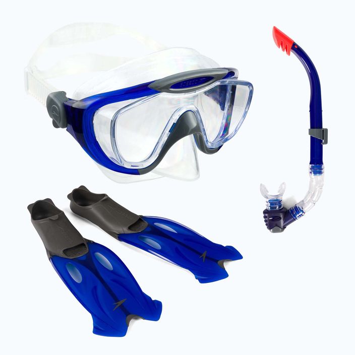 Speedo Glide Snorkel Fin kit blue 8-016595052