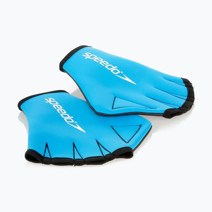 Speedo Aqua Glove blue swimming paddles 2