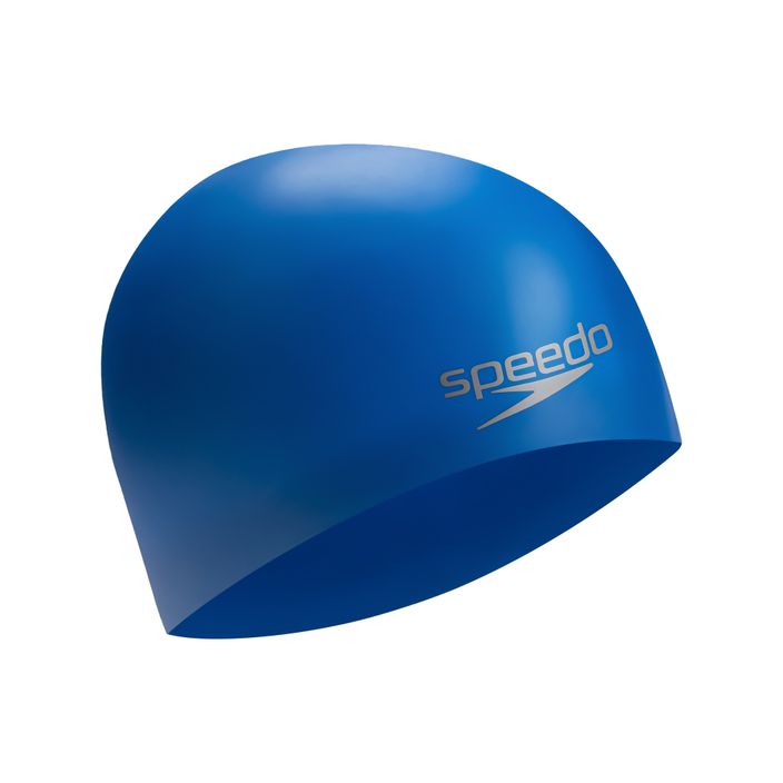Speedo Plain Moulded blue swimming cap 8-709842610 2