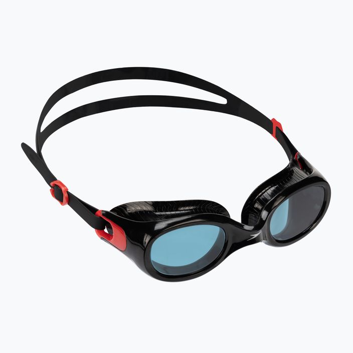 Speedo Futura Classic black/lava red/smoke swim goggles 8-10898B572