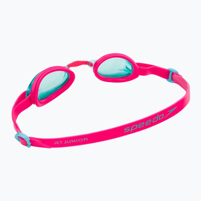Speedo Jet V2 ecstatic pink/aquatic blue children's swimming goggles 8-09298B981 5