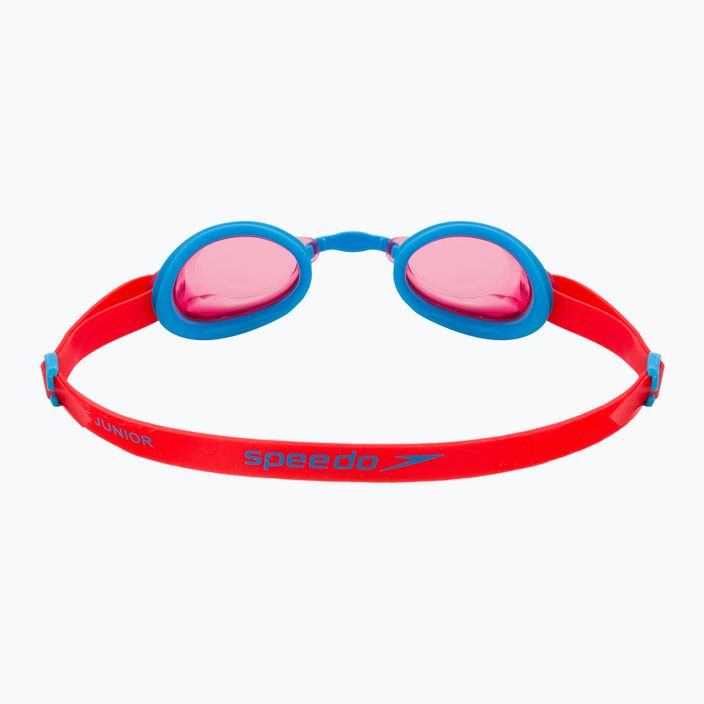 Speedo Jet V2 children's swimming goggles turquoise/lava red 8-09298C106 4