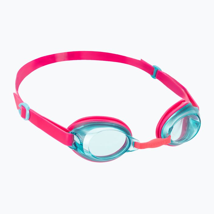 Speedo Jet V2 Children's Swim Kit Head Cap + Fluo orange/pink assorted goggles 2
