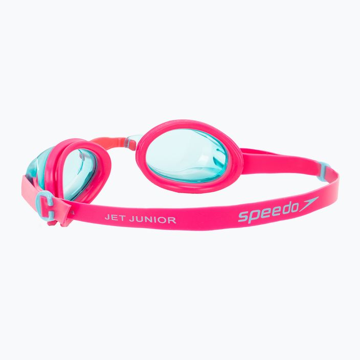 Speedo Jet V2 Children's Swim Kit Head Cap + Fluo orange/pink assorted goggles 5
