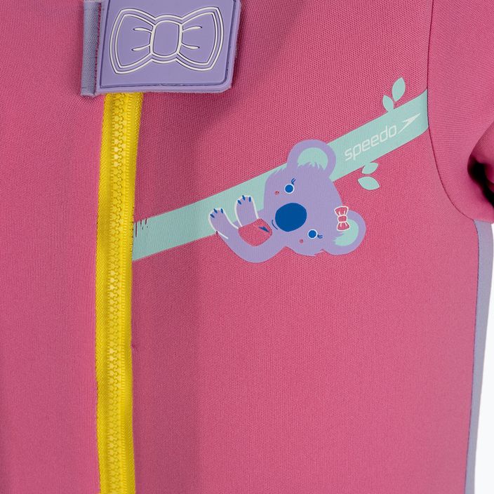 Speedo Koala Printed Float children's swimsuit + waistcoat pink 8-12258 3