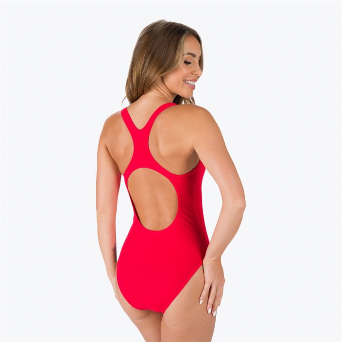 Speedo Essential Endurance+ Medalist women's one-piece swimsuit red 125156446 3
