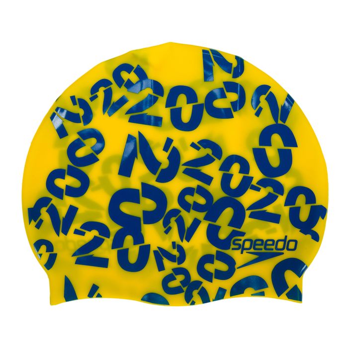 Speedo Slogan yellow children's swimming cap 68-08386D690 2