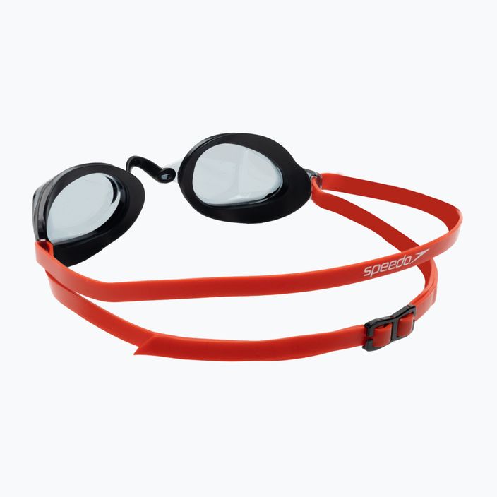 Speedo Fastskin Speedsocket 2 lava red/black/light smoke swim goggles 68-10896D628 4