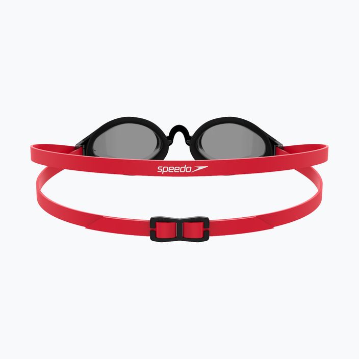 Speedo Fastskin Speedsocket 2 lava red/black/light smoke swim goggles 68-10896D628 8