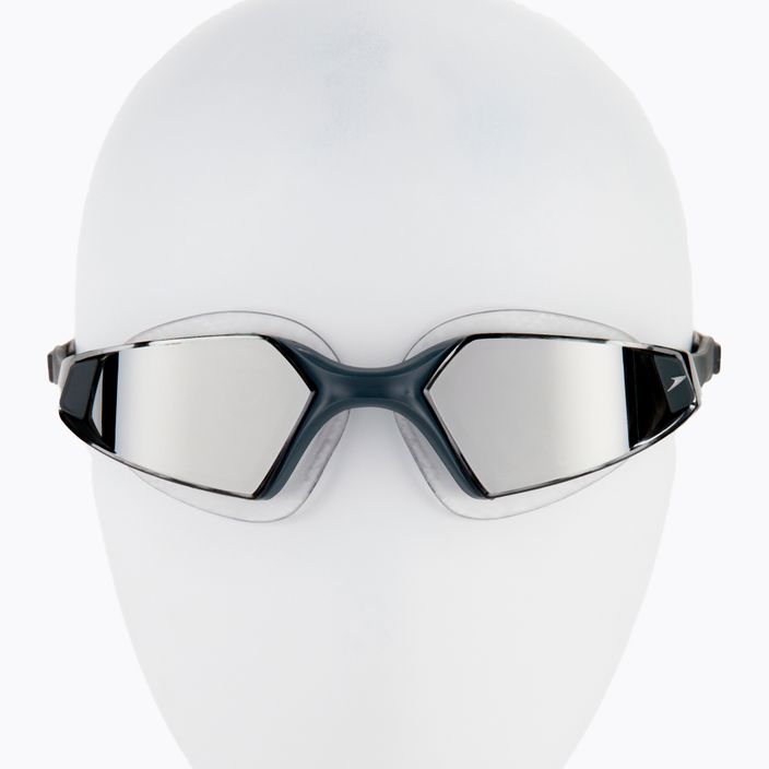 Speedo Aquapulse Pro Mirror oxid grey/silver/chrome swimming goggles 68-12263D637