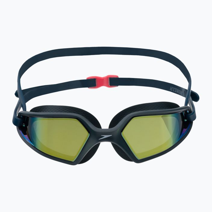 Speedo Hydropulse Mirror swim goggles navy/oxid grey/phoenix red/gold 68-12267D646 2