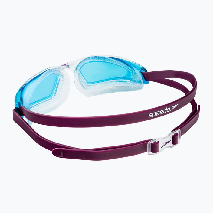 Speedo Hydropulse Junior deep plum/clear/light blue children's swimming goggles 68-12270D657 4